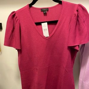 Ann Taylor Puff Sleeve Blouse